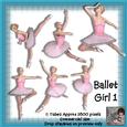 6 Ballet Girl Poser Tubes 1