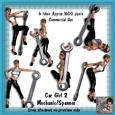 6 Car Girl Mechanic-spanner Poser Tubes 2