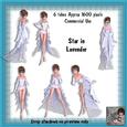 6 Star in Lavender Poser Tubes
