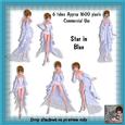 6 Star in Blue Poser Tubes