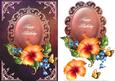Birthday Hibiscus and Bells Card Front