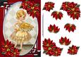 Vintage Christmas Dinner is Ready Card Front & Poinsettia 2