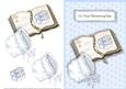 cup66780_376 - Boys Christening Card Front with Decoupage