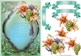 downton lilies and grapes card front