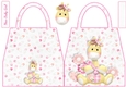 Giraffe New Baby Girl Handbag Shaped Card