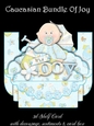 Caucasian Bundle Of Joy Boy Shelf Card Kit With Card Box