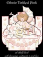 Ethnic Tickled Pink Girl Shelf Card Kit With Card Box