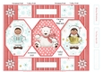 Ethnic Eskimo Escapades Polar Bear Octagon Folded Pop-up Card