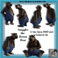6 Snuggles The Brown Bear Posers