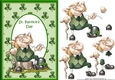 St Patricks Day Taking A Break Card Front