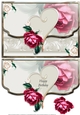 Love And Roses Scalloped Edge Faux Envelope Card Birthday