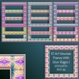 10 Art Nouveau Frames With Silver Edge Kit 1