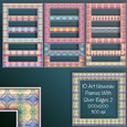 10 Art Nouveau Frames With Silver Edge Kit 2