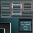 10 Metal Frames With Silver Edge Kit 2