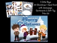 3 Little Caucasian Boys At Christmas 1 Mini Kit