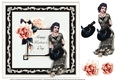Art Deco Adora And Roses Mothers Day Card Front