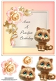 Purrfect Birthday Cat Card 1