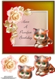 Purrfect Birthday Cat Card 7