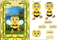 Bee Happy A5 Card Front