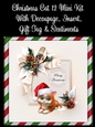 Christmas Cat 12 8x8 Mini Kit