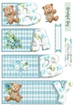 Baby Boy Milestones Word Book Sheet