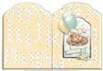 Gender Neutral Baby Milestones Scalloped Top Quick Card 2