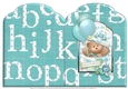 Boy Baby Milestones Scalloped Top Quick Card