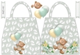 Gender Neutral Milestones Shaped Hand Bag Card 3