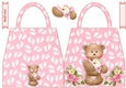 Baby Girl Milestones Shaped Hand Bag Card 4