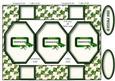 Graduation Octagon Pop-up Card Green
