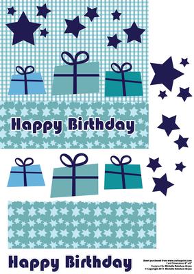 Birthday Presents - Blue