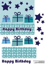 Birthday Presents - Blue