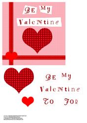 Valentine Funky Ransom Note Quick Card