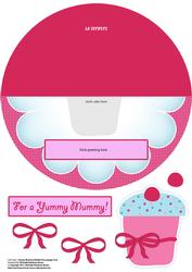 Yummy Mummy Wobble Decoupage Card