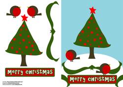 Christmas Robins Quick Card