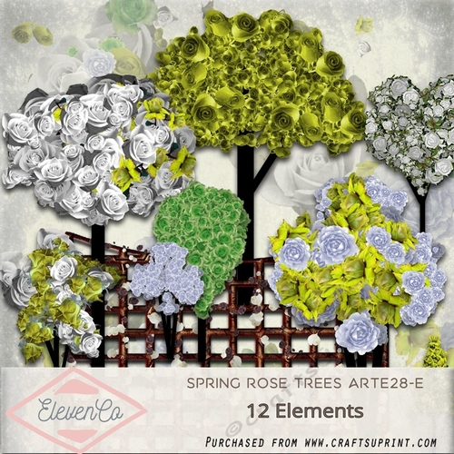 Spring Rose Trees Arte28-e