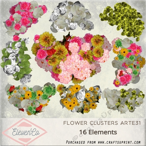 Flower Clusters Arte31-e