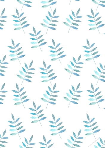 Watercolor Floral Pack A4 Arte43p-A406