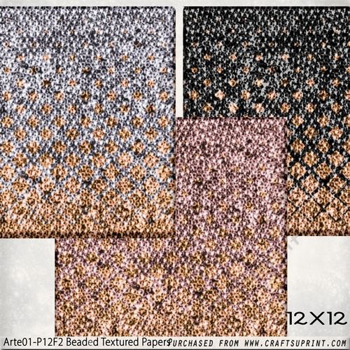 Beaded Textures Fade to Gold Arte01-pF212
