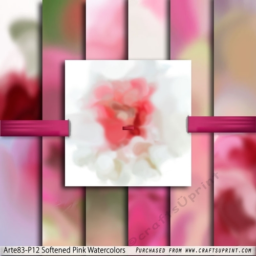 Pink Softened WatercolorsArte83-p12 