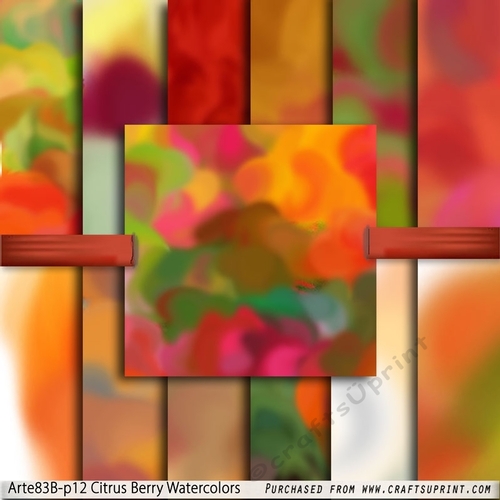 Softened Citrus Berry Watercolors Arte83-p12