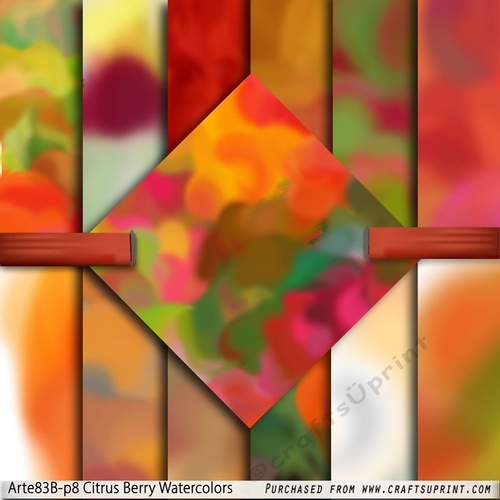 Softened Citrus Berry Watercolors Arte83-p8