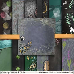 Florals & Chalk Papers Arte84-p12