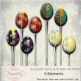 Elegant Easter Eggs Arte19-e