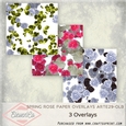 Spring Rose Paper Overlays Arte29-OLb