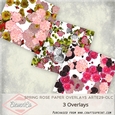 Spring Rose Paper Overlays Arte29-OLc