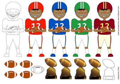 American Football Players 2 + Extras
