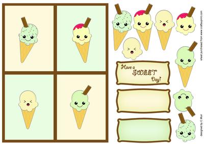 Sweet Ice Cream Cones