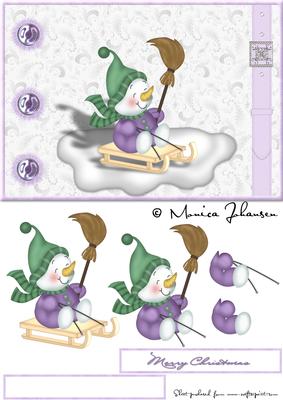 Playful Snowman 4