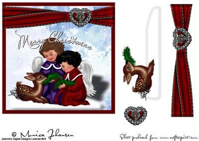 Christmas Angels and Deer